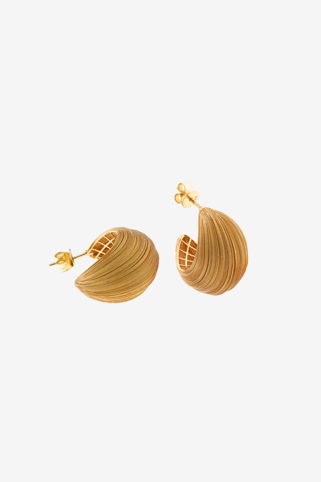 Texture Silver Earrings