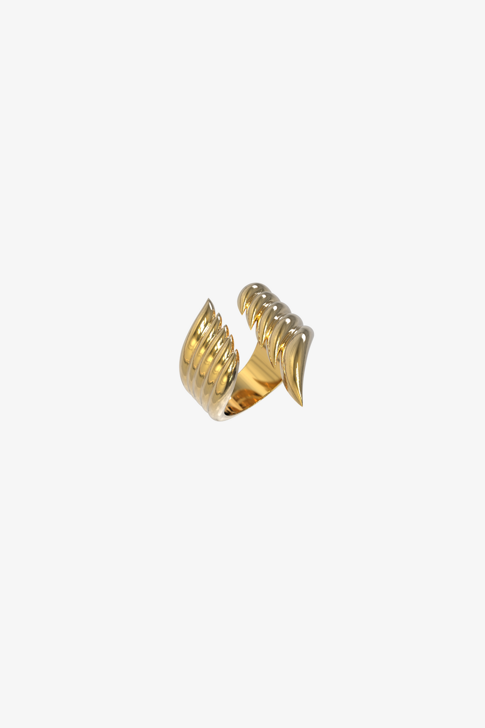 Yellow Gold Wing Ring