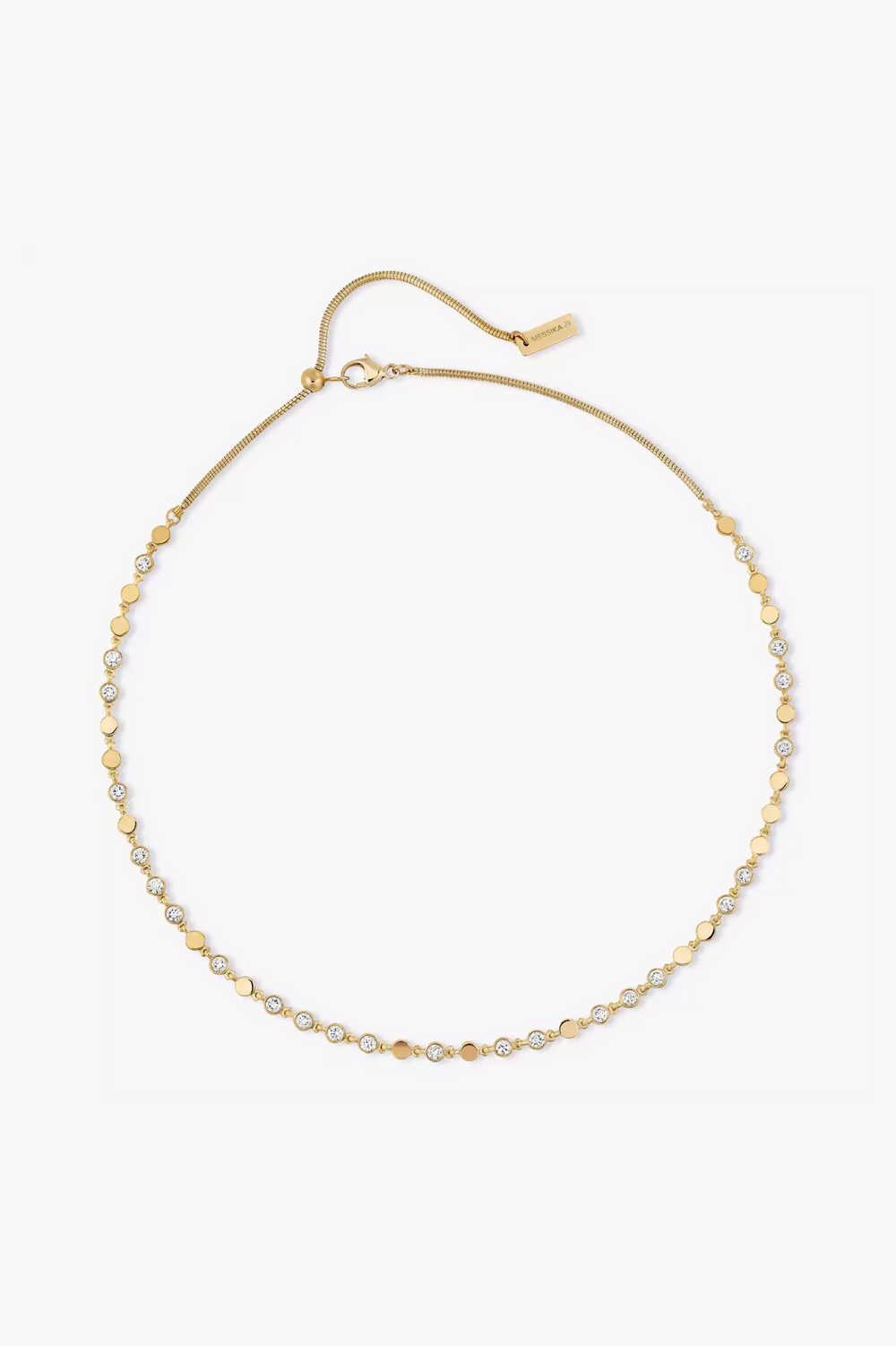 Pink Gold Diamond Necklace D-Vibes PM Necklace