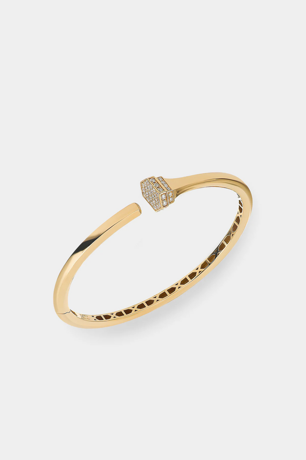 Yellow Gold Bracelet with Diamonds