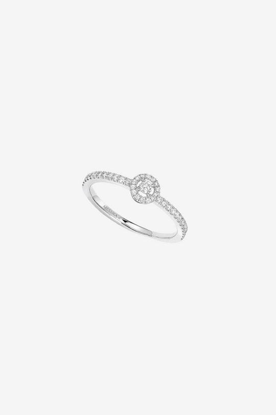 Joy Brilliant Cut Diamond Engagement Ring - White Gold