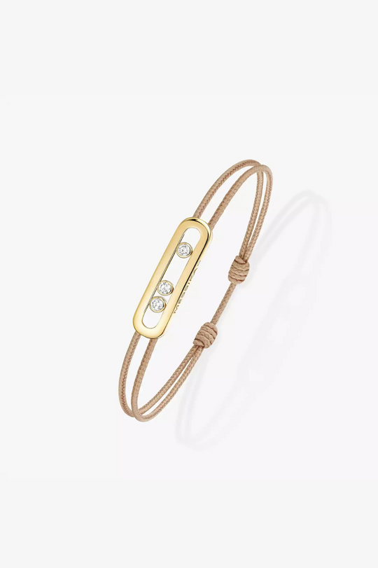 Messika CARE(S) Beige Cord Bracelet