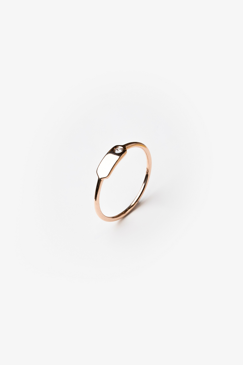 Gold Ring with Diamond