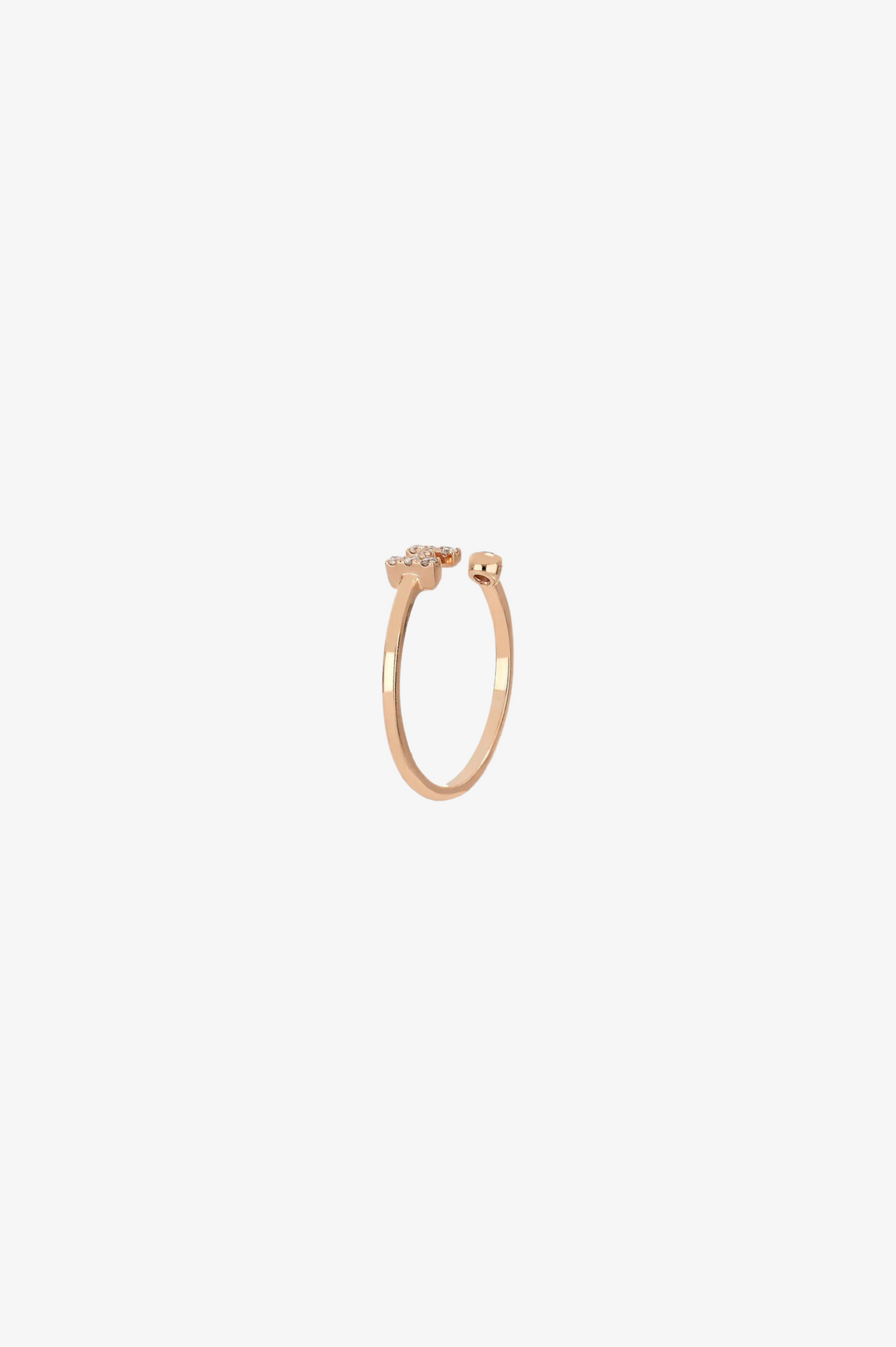 Letter H Gold Ring