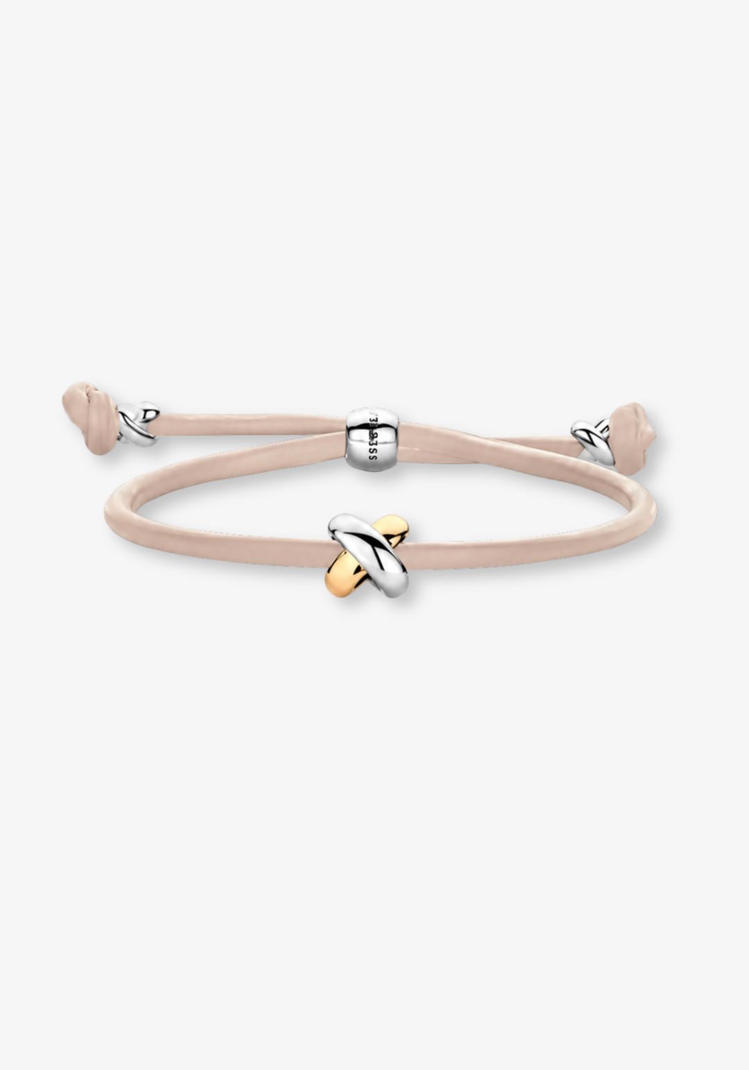 Leather Bracelet with Cross
