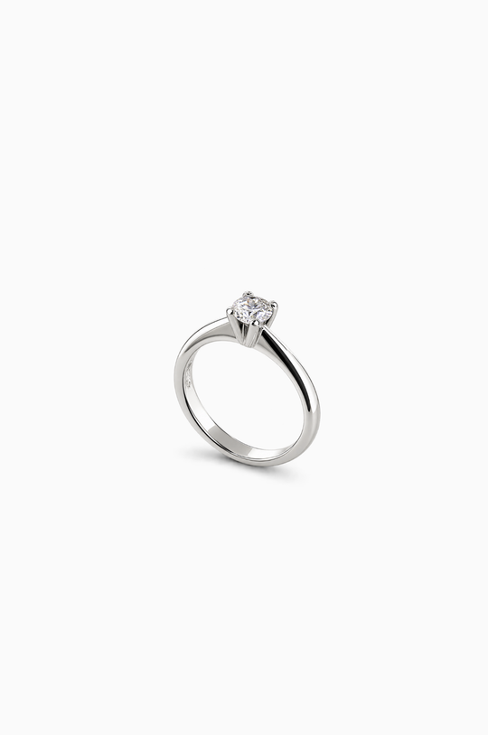 White Gold and Diamond Engagement Ring