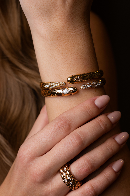 Pink Gold Bracelet with Diamonds