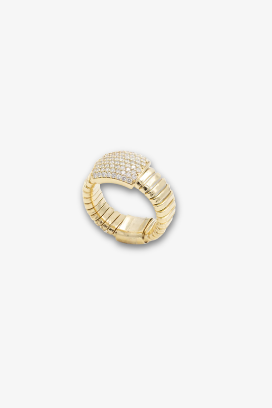 Gold Ring with Diamonds