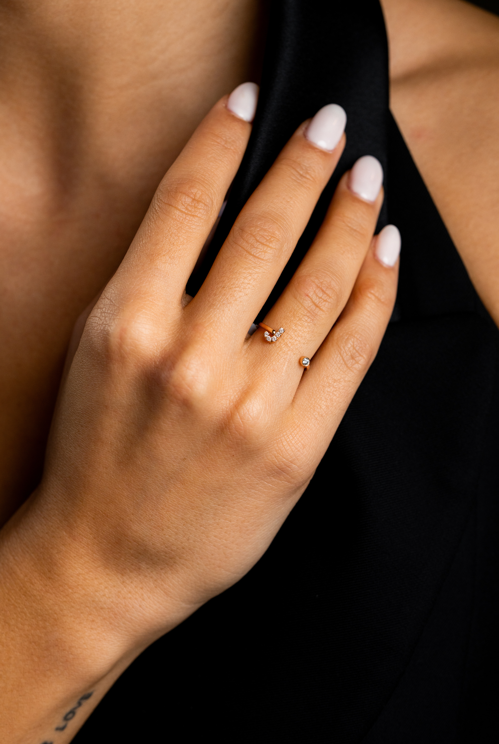 Letter J Gold Ring