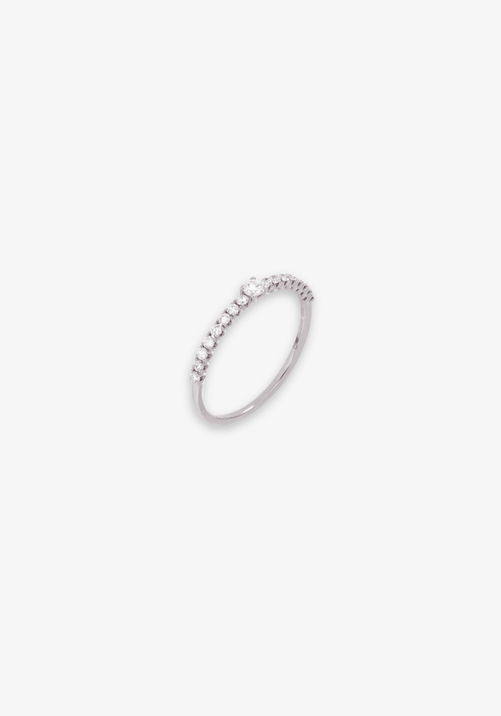 White Gold and Diamonds Engagement Ring
