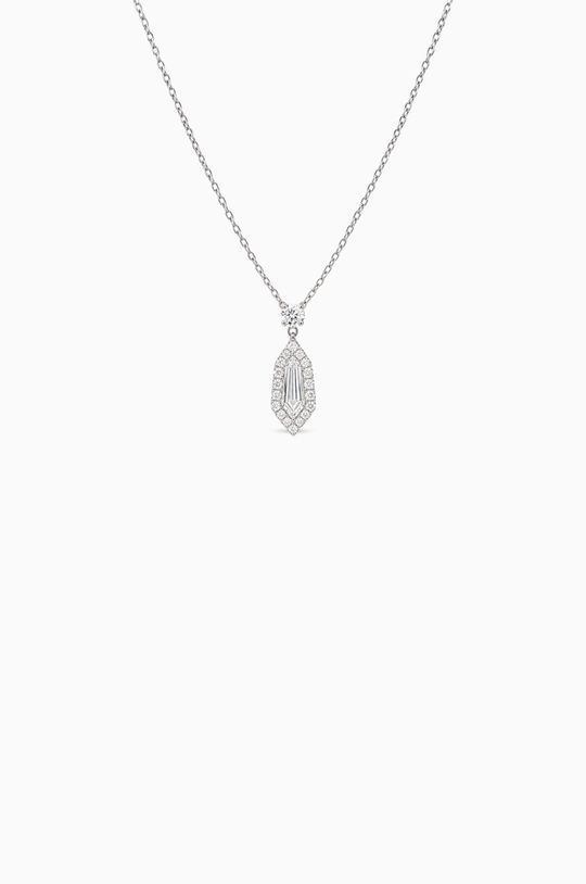 White Gold Necklace with Diamonds