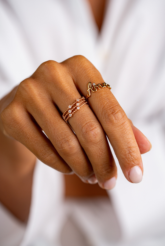 Amore Pink Gold Ring