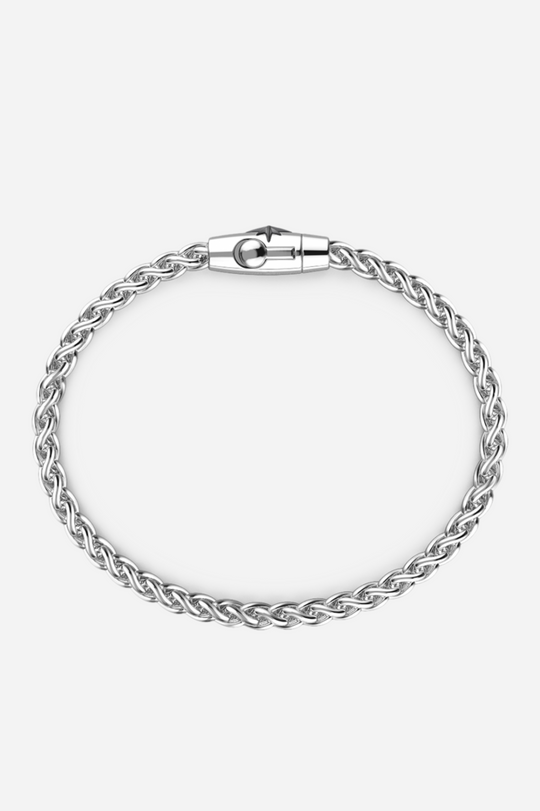 Silver Link-Only Bracelet