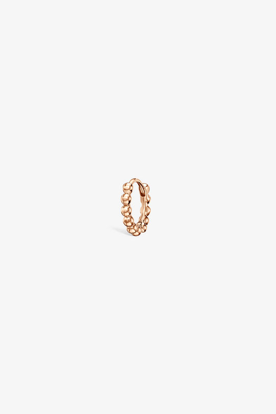 Granulated Hoop Earring