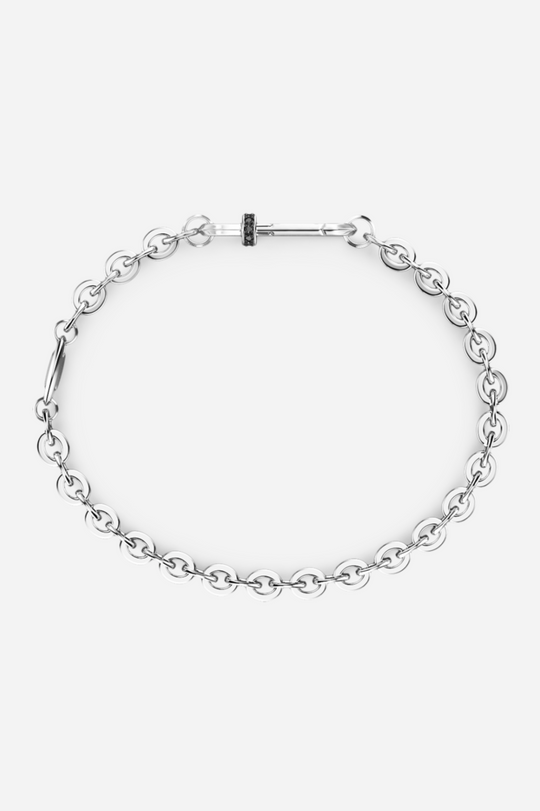 Silver Link-Only Bracelet