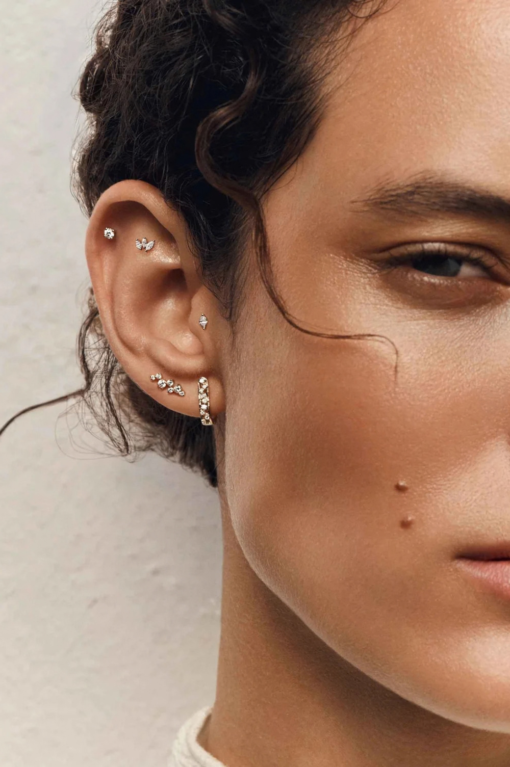 White Gold Fairytale Piercing with Diamonds