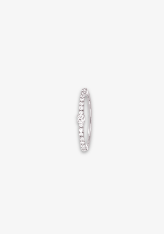 White Gold and Diamonds Engagement Ring