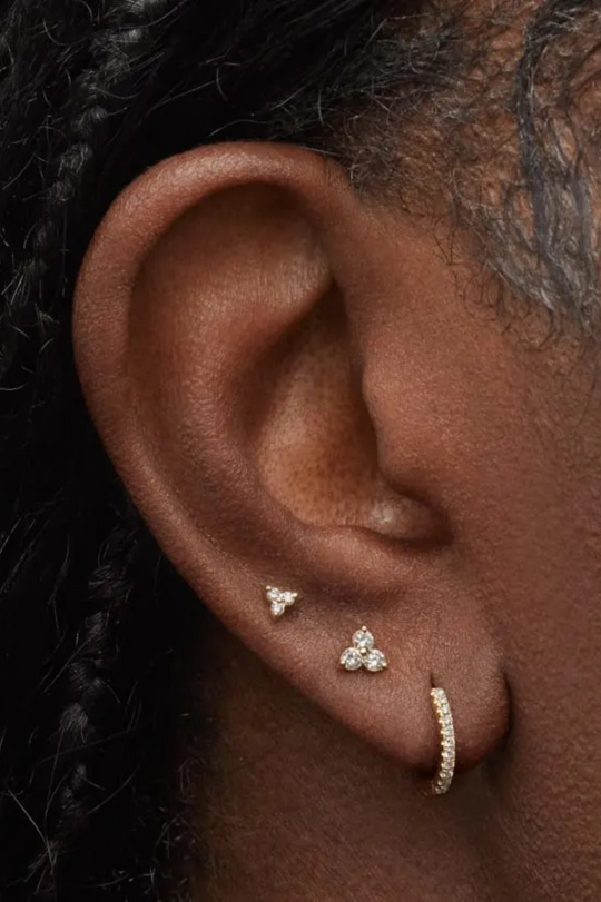 Diamond Trinity Piercing