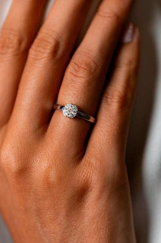 White Gold and Diamonds Engagement Ring II