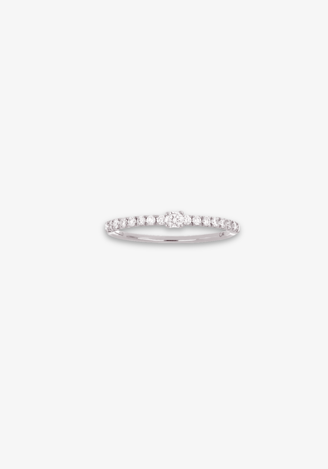White Gold and Diamonds Engagement Ring