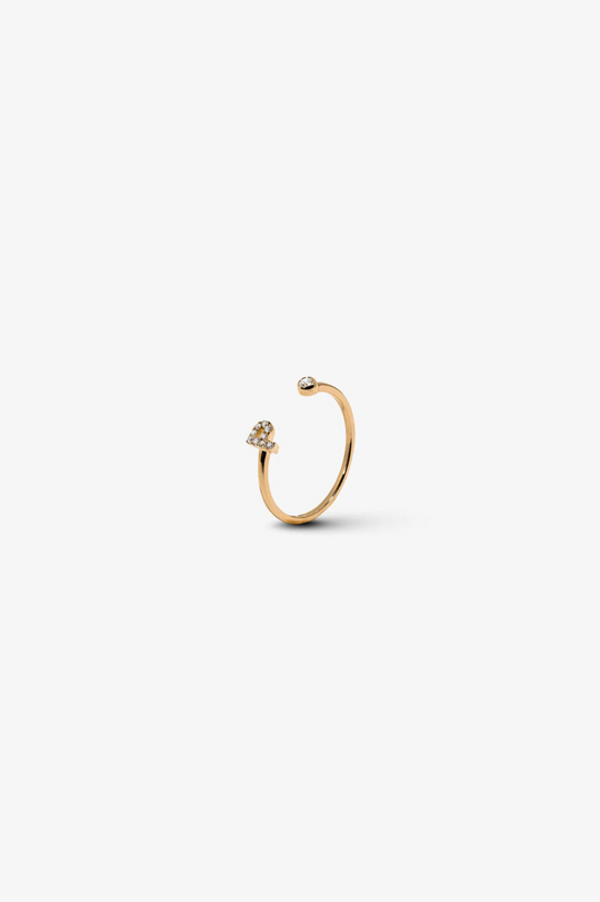 Letter P Gold Ring