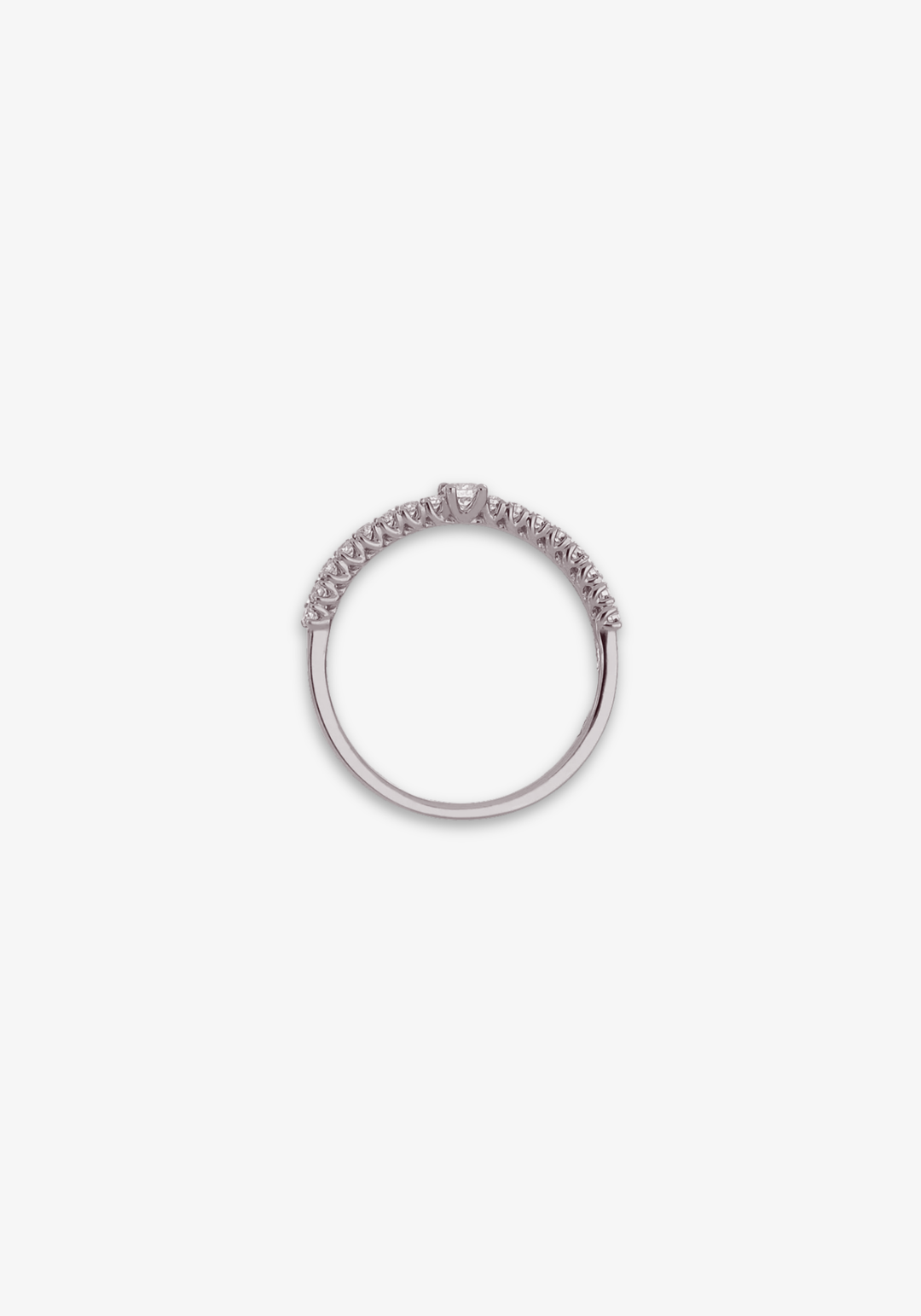 White Gold and Diamonds Engagement Ring