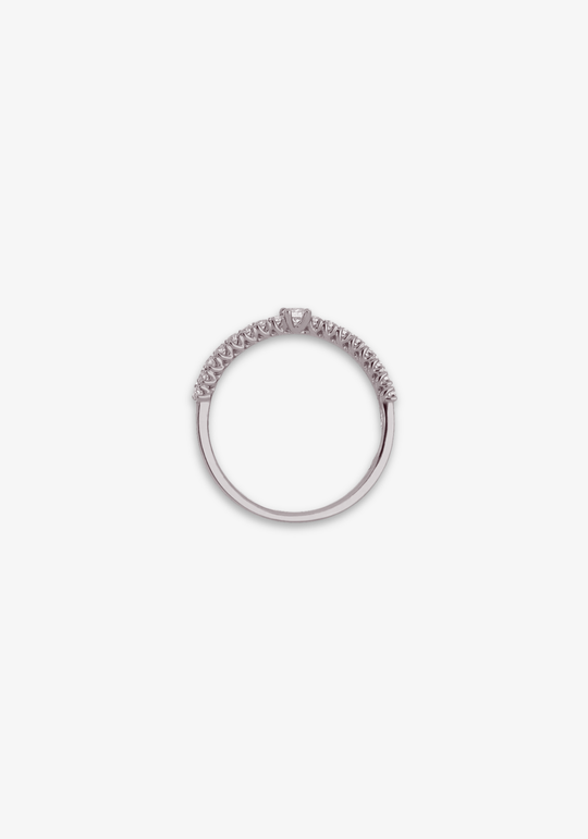 White Gold and Diamonds Engagement Ring
