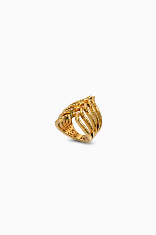 Anel Asa em ouro amarelo