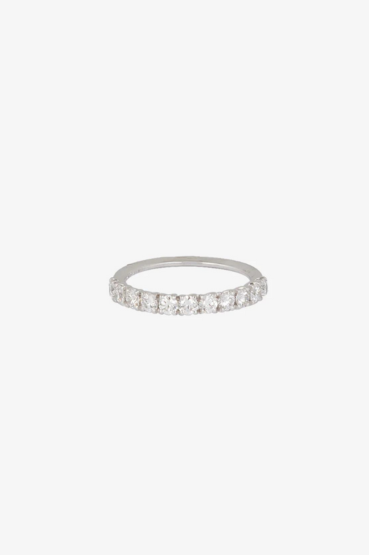 White Gold and Diamond Engagement Ring