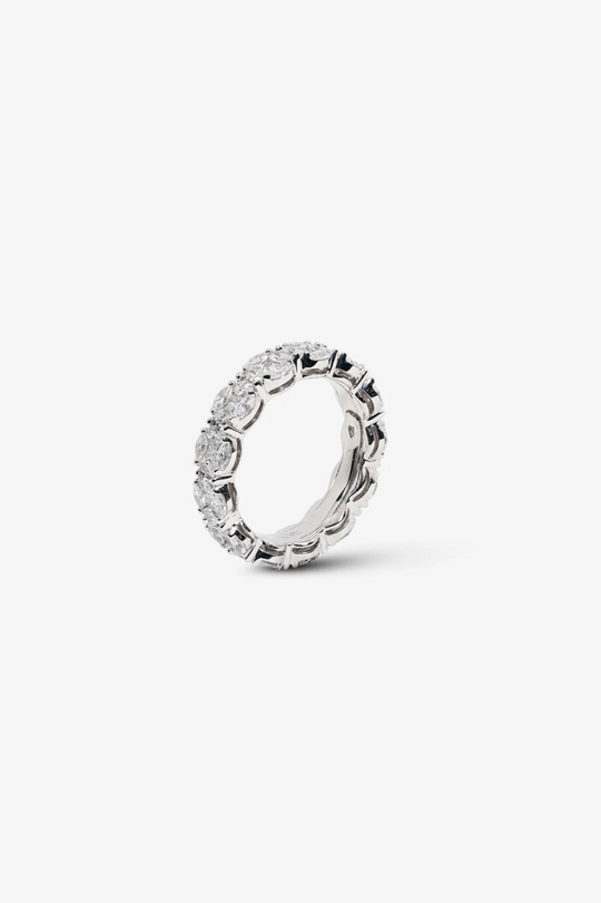 White Gold and Diamonds Eternity Engagement Ring