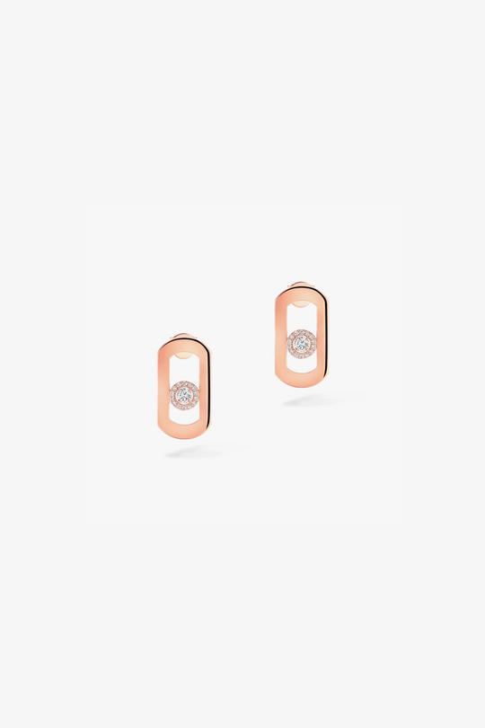 So Move  Diamonds Earrings - Rose Gold