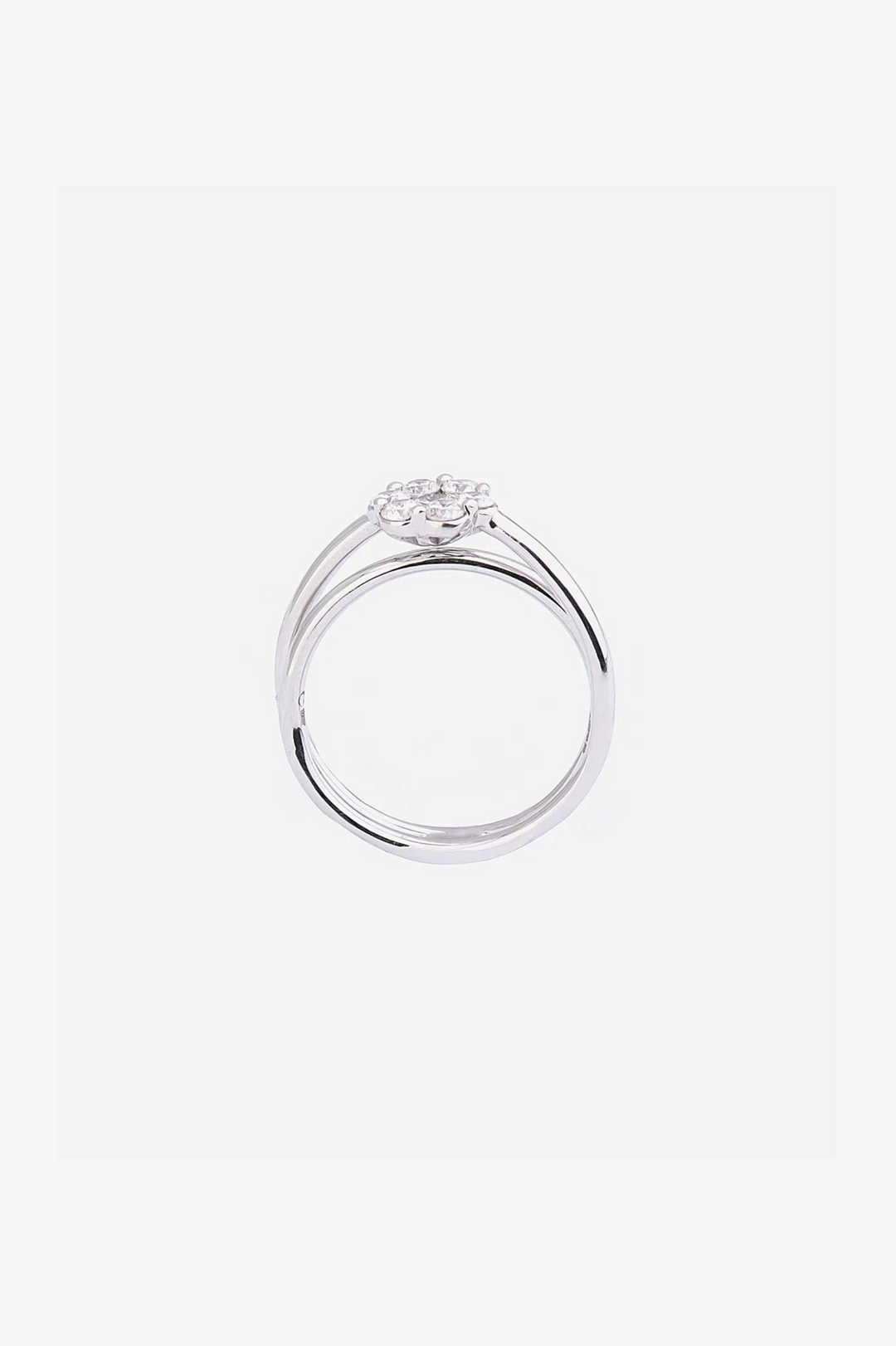 White Gold and Diamonds Engagement Ring