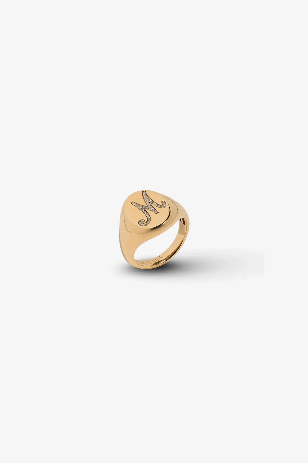 Letter Gold Ring