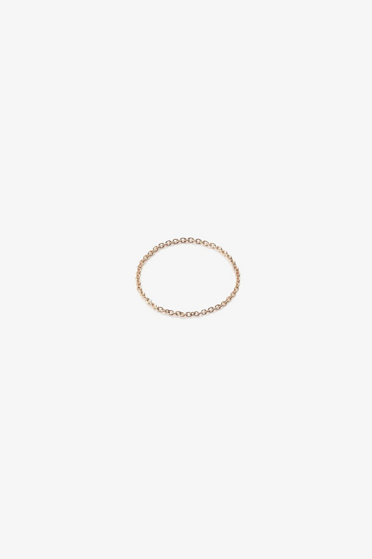 Soft Chain Ring in Gold