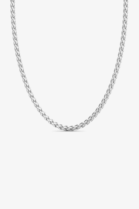 Silver chain necklace