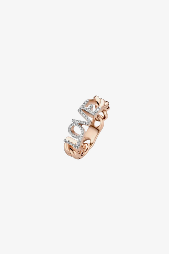 LOVE Ring with Diamond