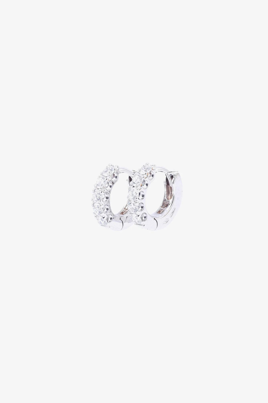 White Gold and Diamond Earrings