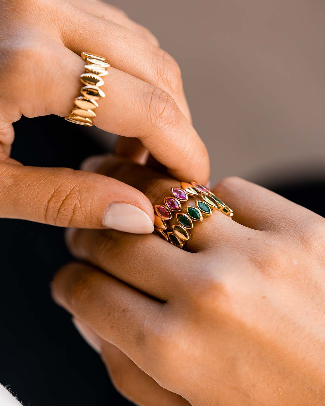 Yellow Gold and Emerald Ring