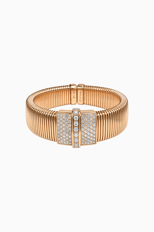 Pink Gold Bracelet with Diamonds