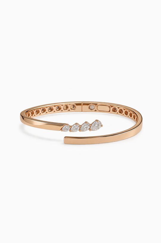 Pink Gold Diamond Bracelet