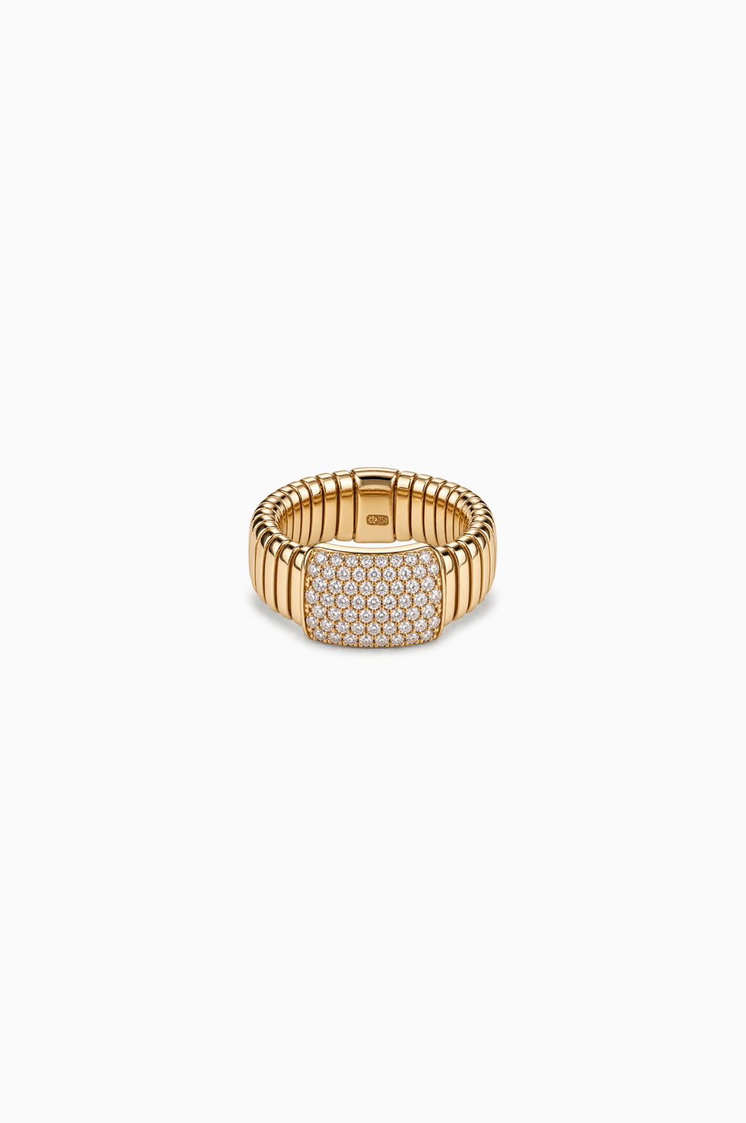 Yellow Gold Ring with Diamonds