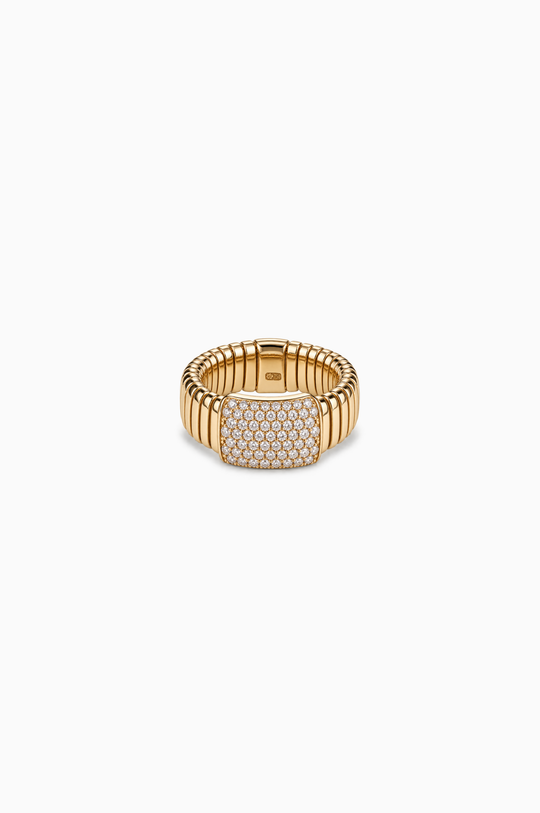 Yellow Gold Ring with Diamonds
