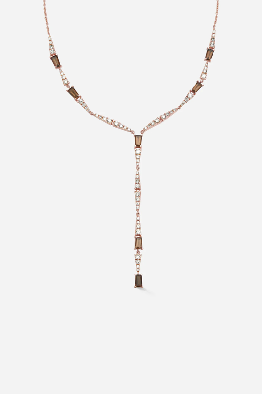 Smoky Club Long Necklace