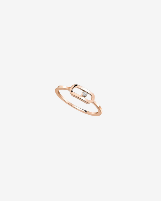 Gold Move Uno Ring - Rose Gold