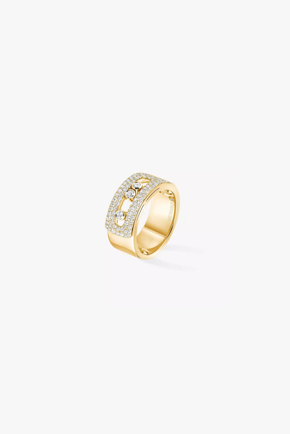 Yellow Gold Move Noa Gm Pavé Ring