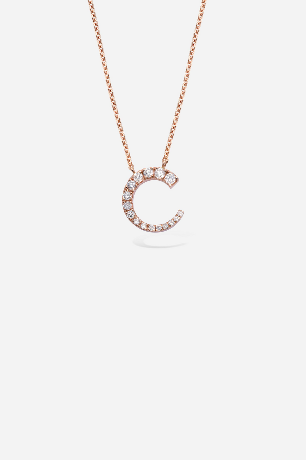 Pink Gold Sasa Necklace with Diamonds