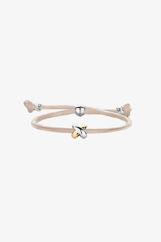 Leather Bracelet with Cross