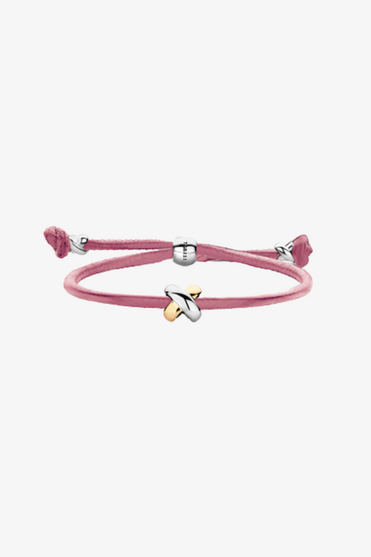 Leather Bracelet with Cross