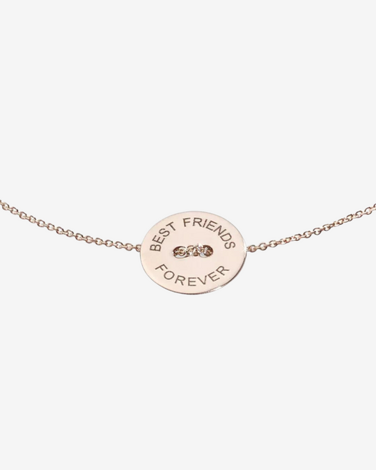 Best Friends Forever Rose Gold Bracelet