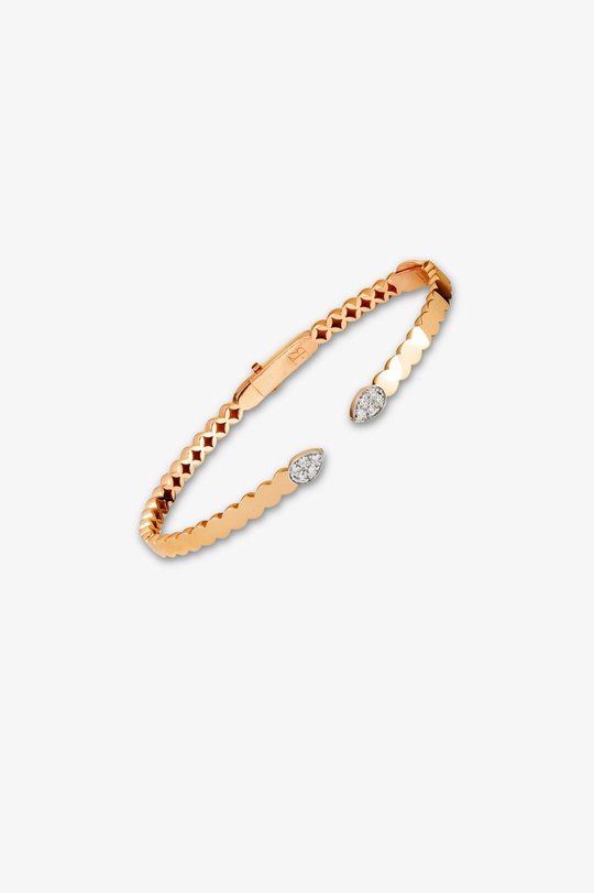Pink Gold Bracelet with Diamonds